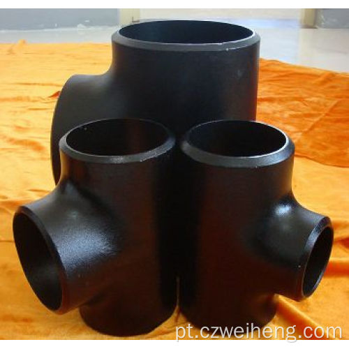 ANSI B16.9 Tee de tubulação de aço carbono sem costura
